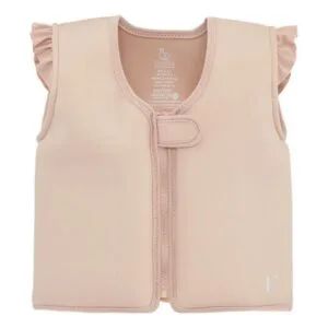 Ollie bebe Vanilla Copenhagen Swim Vest - Neo - English Rose w. Ruffles