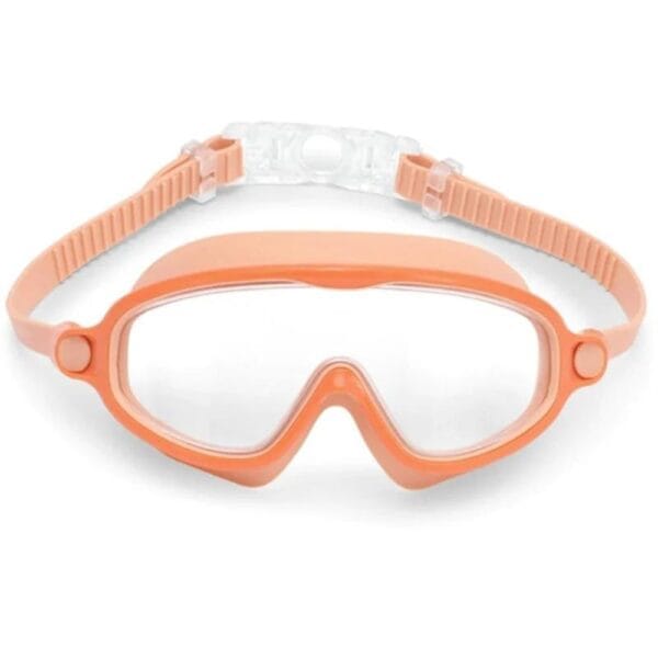 Ollie bebe Vanilla COPENHAGEN Swim Goggles Sand Rose/Deep Coral