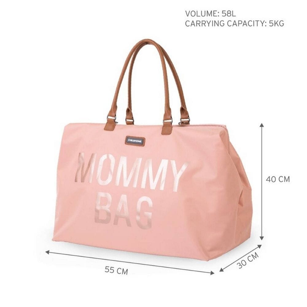 CHILDHOME Mommy Bag - Pink/Copper - Image 9