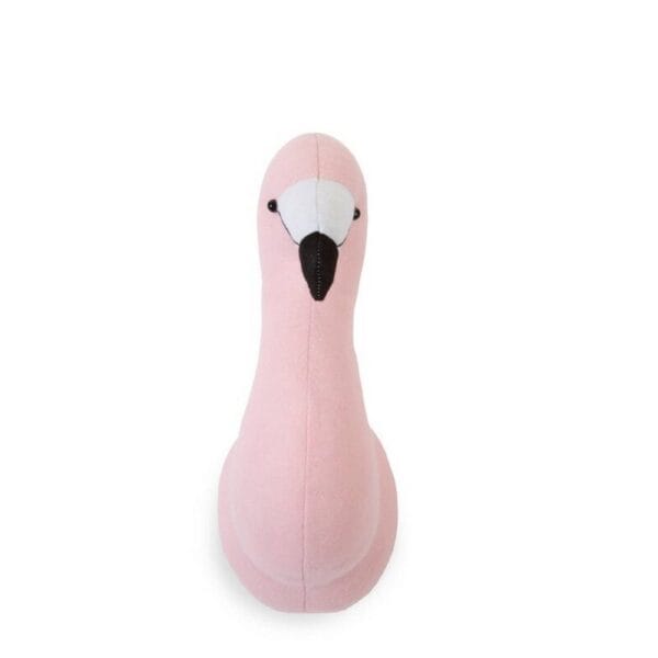 Ollie bebe CHILDHOME Head Wall Deco - Felt Flamingo