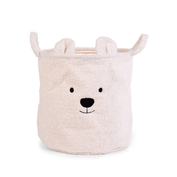 Ollie bebe CHILDHOME Teddy Basket 40x40x40 - Off White