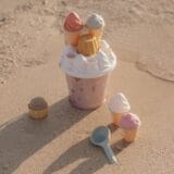 LITTLE DUTCH. Σετ κουβαδάκια παραλίας Ice Cream Ocean Dreams Ροζ - Image 4