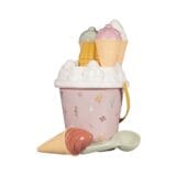 LITTLE DUTCH. Σετ κουβαδάκια παραλίας Ice Cream Ocean Dreams Ροζ - Image 6