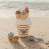 LITTLE DUTCH. Σετ κουβαδάκια παραλίας Ice Cream Ocean Dreams Μπλε - Image 2