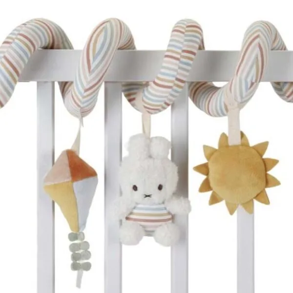Ollie bebe LITTLE DUTCH. Σπιράλ δραστηριοτήτων Vintage Sunny Stripes