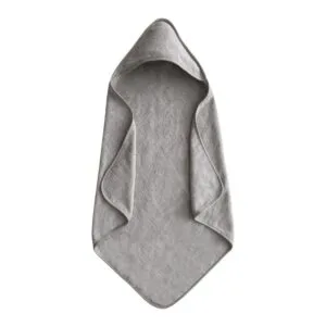 Ollie bebe Mushie Hooded Towel - Gray