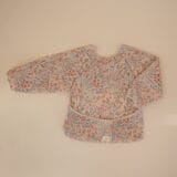 Mushie ​​Long Sleeve Bib / Σαλιάρα​ - Pastel Blooms - Image 2