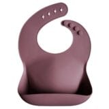 Ollie bebe Mushie Silicone Bib - Cedar