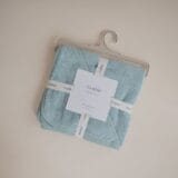 Mushie Hooded Towel / Πετσέτα μπάνιου - Sea Mist - Image 2