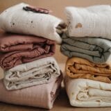 Mushie Muslin Cloth 3-Pack - Fall Yellow - Image 3