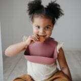 Mushie Silicone Bib - Cedar - Image 2