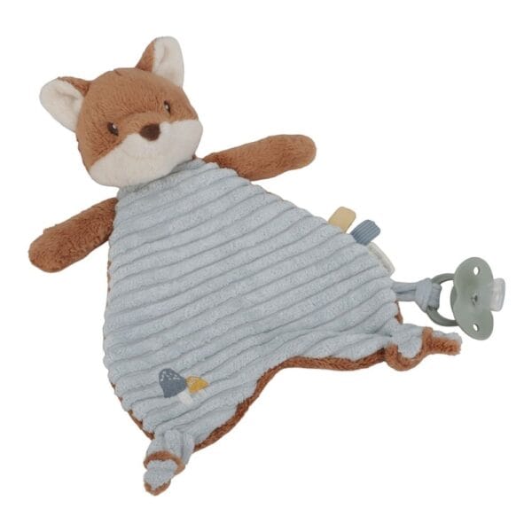 Ollie bebe LITTLE DUTCH. Υφασμάτινο ανάγλυφο ντουντού αλεπού Forest Friends GRS