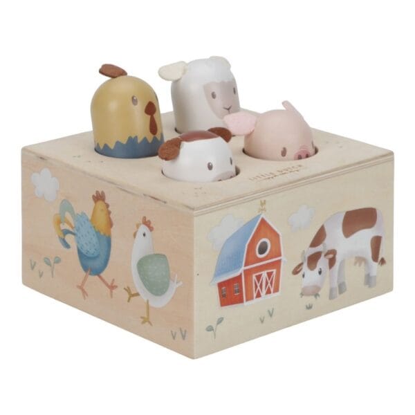 Ollie bebe LITTLE DUTCH. Εκπαιδευτικό παιχνίδι pop-up Little Farm