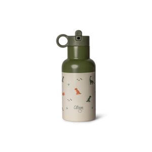 Ollie bebe CITRON 350ml Stainless Steel Thermos Bottle - Dino