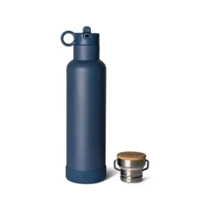 Ollie bebe Citron 750ml Waterbottle - Blue (With two lids)