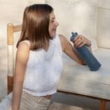 Citron 750ml Waterbottle / Θέρμος - Παγουρι νερού - Blue (With two lids) - Image 2