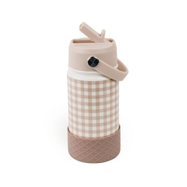 Ollie bebe Mr ertha Water Bottle - Stainless Steel - Soft Squares