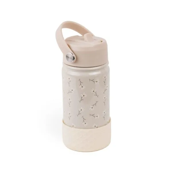 Ollie bebe Mrs Ertha Water Bottle - Stainless Steel - Soft Squares