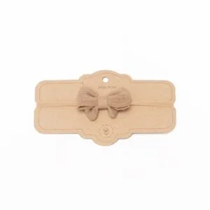 Ollie bebe Mrs Ertha Little Bow Headband - Taupe