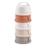 BEABA Milk Container 4 Compartments - CottonWhite/Terracotta - Image 3