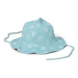 LITTLE DUTCH. Παιδικό καπέλο ήλιου διπλής όψης Ocean Treasures Surf Blue - Image 4
