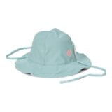 LITTLE DUTCH. Παιδικό καπέλο ήλιου διπλής όψης Ocean Treasures Surf Blue - Image 3