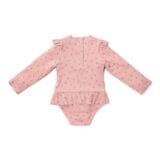 LITTLE DUTCH. Ολόσωμο μακρυμάνικο μαγιό για κορίτσια Sunny Flowers Blush - Image 3