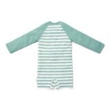 LITTLE DUTCH. Ολόσωμο μακρυμάνικο μαγιό Stripes Surf Blue - Image 3