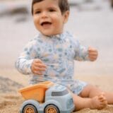 LITTLE DUTCH. Ολόσωμο κοντομάνικο μαγιό Seashells Multi-colour - Image 3