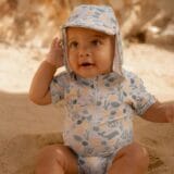 LITTLE DUTCH. Ολόσωμο κοντομάνικο μαγιό Seashells Multi-colour - Image 2