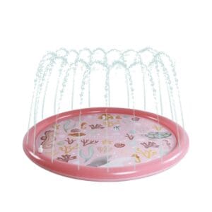 Ollie bebe LITTLE DUTCH. Φουσκωτό στρώμα παιχνιδιού Sprinkler Ocean Dreams Ροζ 150 εκ.