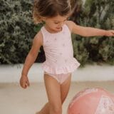 LITTLE DUTCH. Μπάλα παραλίας Ocean Dreams Ροζ (35 εκ.) - Image 3