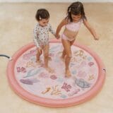LITTLE DUTCH. Φουσκωτό στρώμα παιχνιδιού Sprinkler Ocean Dreams Ροζ 150 εκ. - Image 5