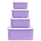 A little lovely company: Σετ 4 δοχεία φαγητού Lunch & Snack Box - Unicorn Dreams - Image 4