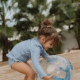 LITTLE DUTCH. Μπάλα παραλίας 3D Ocean Dreams Μπλε - Image 3