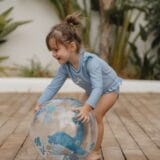 LITTLE DUTCH. Μπάλα παραλίας 3D Ocean Dreams Μπλε - Image 2