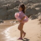 LITTLE DUTCH. Παιδικό σωσίβιο κολύμβησης Pink Flowers - Image 9