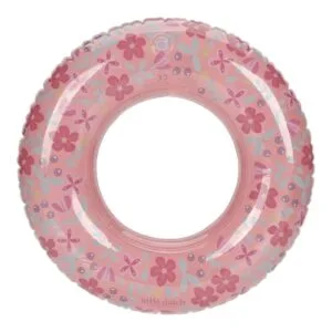 Ollie bebe LITTLE DUTCH. Παιδικό σωσίβιο κολύμβησης Pink Flowers