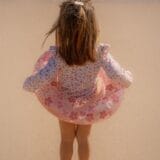 LITTLE DUTCH. Παιδικό σωσίβιο κολύμβησης Pink Flowers - Image 5