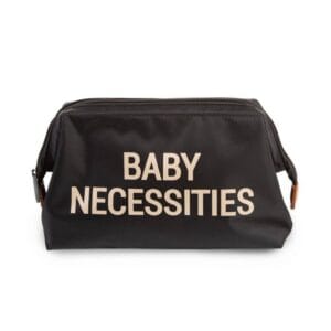 CHILDHOME Baby Necessities - Black/Gold Print