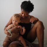 Mushie Teether / Μασιτικό - Bunny - Sage - Image 4