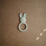 Mushie Teether / Μασιτικό - Bunny - Sage - Image 2
