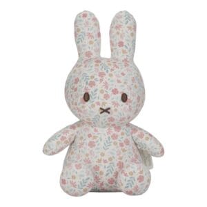 Ollie bebe LITTLE DUTCH. Υφασμάτινο κουκλάκι Miffy Lucky Blossom all over 20εκ. GRS