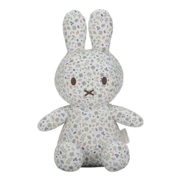 Ollie bebe LITTLE DUTCH. Υφασμάτινο κουκλάκι Miffy Lucky Leaves all over 30εκ. GRS