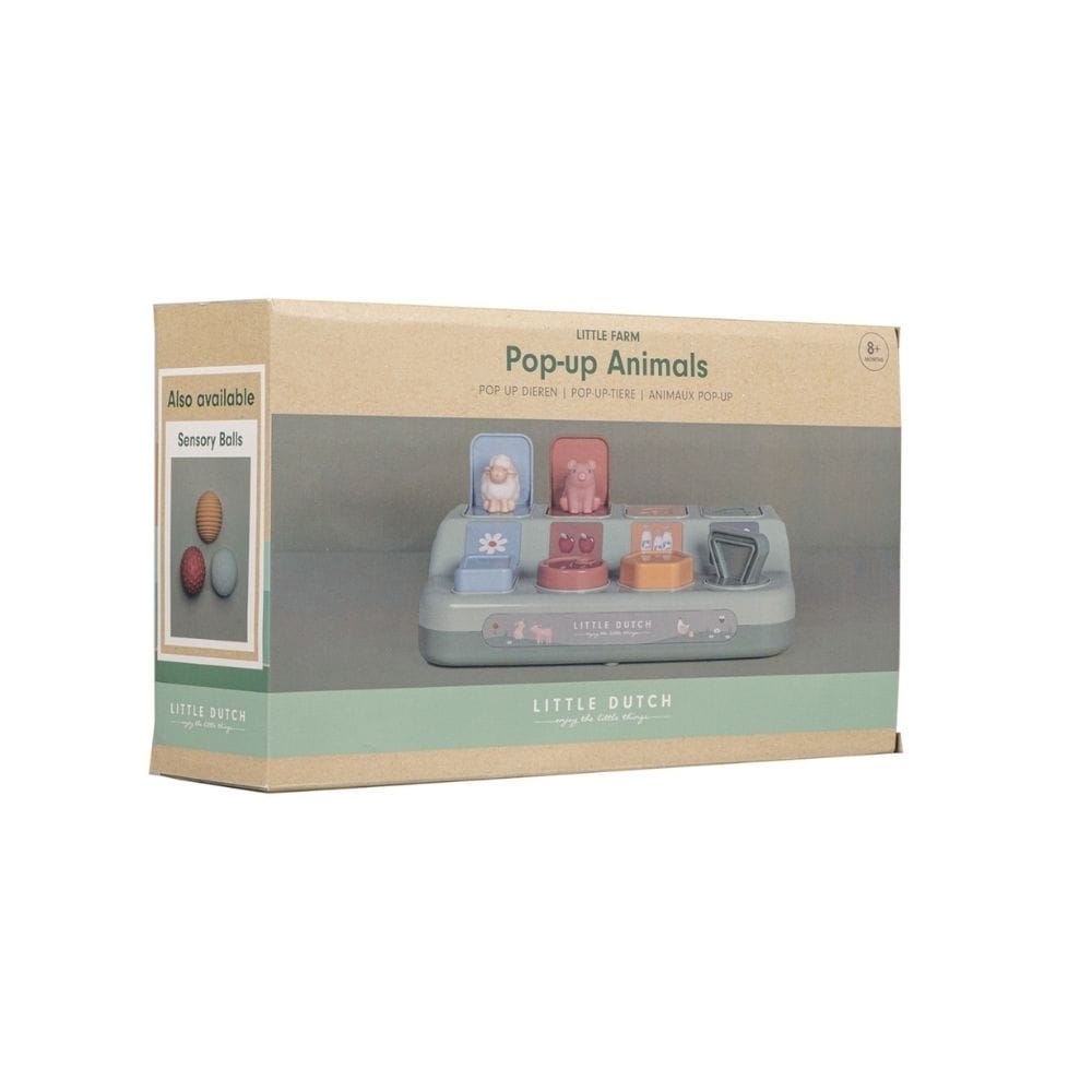 LITTLE DUTCH. Εκπαιδευτικό παιχνίδι pop-up Ζωάκια - Image 10