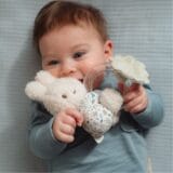 LITTLE DUTCH. Υφασμάτινη κουδουνίστρα με κρίκο Miffy - Lucky Leaves GRS - Image 3