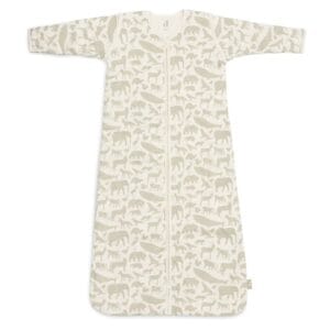 Ollie bebe Baby Sleeping Bag with Removable Sleeves 90cm Animals - Olive Green