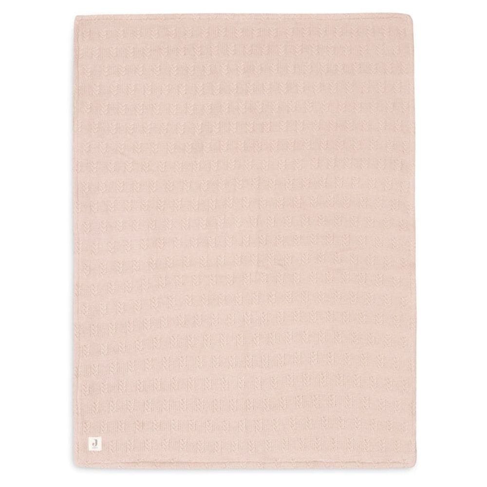 Jollein. Blanket / Κουβέρτα 100x150cm Grain Knit - Wild Rose/Velvet - Image 6