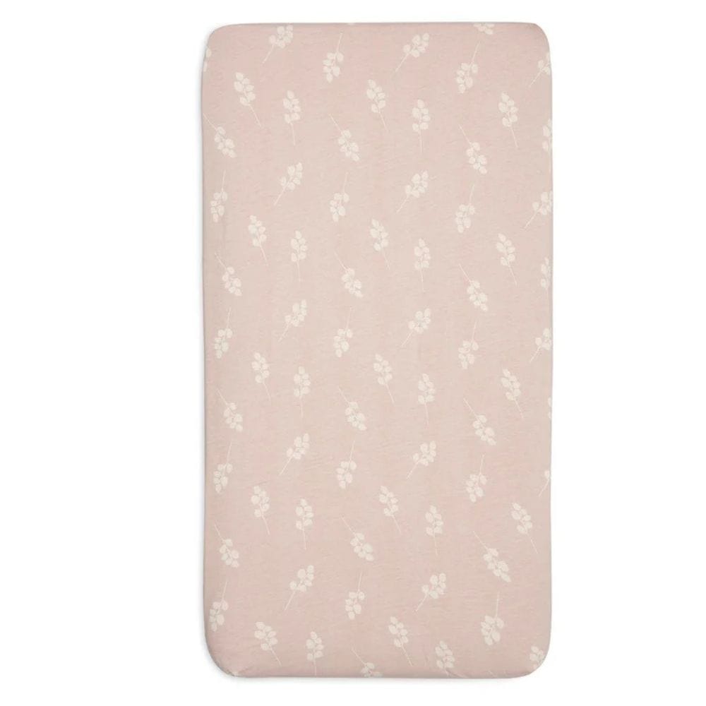 Jollein. Fitted Sheet Jersey / Σεντόνι με Λάστιχο 70/140x75/150cm Twig - Wild Rose - Image 2