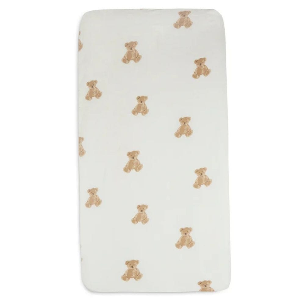 Jollein. Fitted Sheet Jersey / Σεντόνι με Λάστιχο 70/140x75/150cm - Teddy Bear - Image 2